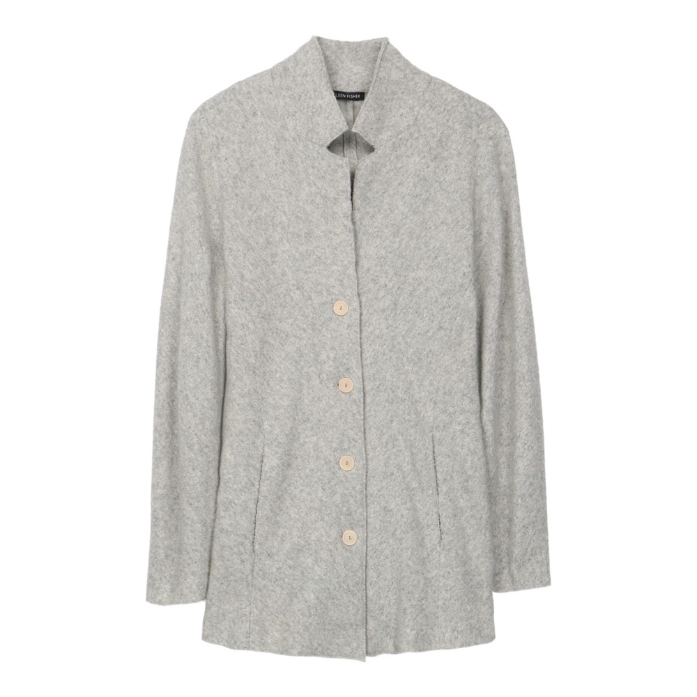 Eileen Fisher- Lambswool/Cashmere Coat